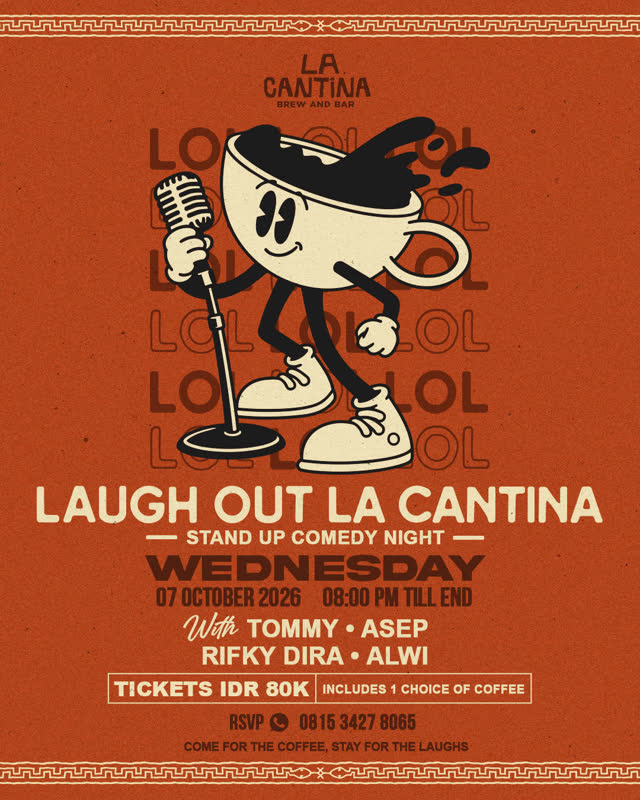 Poster Laugh Out La Cantina - Stand Up Comedy Night
